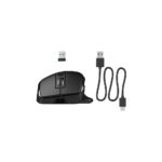 JLab JBuds Wireless Bluetooth Mouse, Optical Right-Hand, 2400 DPI, 7 Buttons, Black