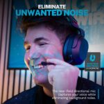 JLab Nightfall Gaming Headset Wireless USB-C Bluetooth Microphone 70h Battery Black