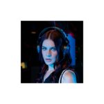 JLab Nightfall Wired Gaming Headset with Boom Microphone 3.5 mm Black
