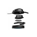 JLab Nightfall Wired Gaming Headset with Boom Microphone 3.5 mm Black