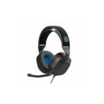 JLab Nightfall Wired Gaming Headset with Boom Microphone 3.5 mm Black