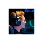 JLab Nightfall Wired Gaming Headset with Boom Microphone 3.5 mm Black