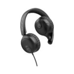 JLab Studio 2 Wired On-Ear Headset with In-Line Microphone, Foldable, Black