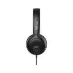JLab Studio 2 Wired On-Ear Headset with In-Line Microphone, Foldable, Black