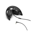 JLab Studio 2 Wired On-Ear Headset with In-Line Microphone, Foldable, Black