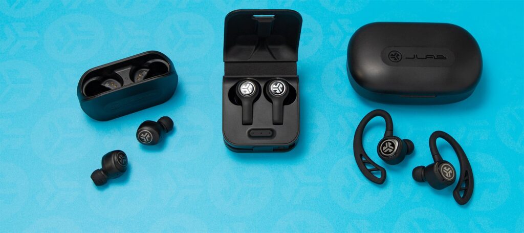 JLab true wireless earbuds range
