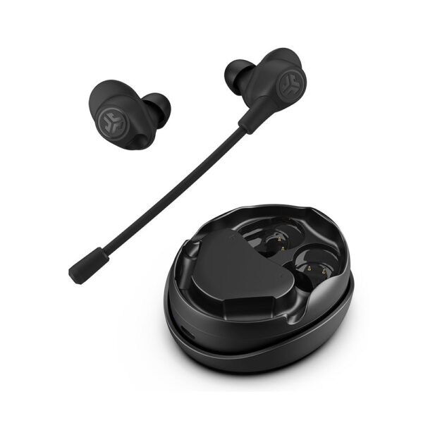JLab Work Buds True Wireless Bluetooth 5.3 In-Ear Headphones with Boom Mic, Black