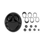 JLab Work Buds True Wireless Bluetooth 5.3 In-Ear Headphones with Boom Mic, Black