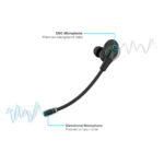 JLab Work Buds True Wireless Bluetooth 5.3 In-Ear Headphones with Boom Mic, Black