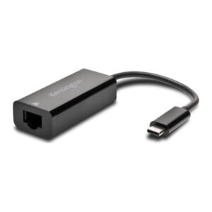 Kensington CA1100E USB-C to Gigabit Ethernet Adapter Wired Black