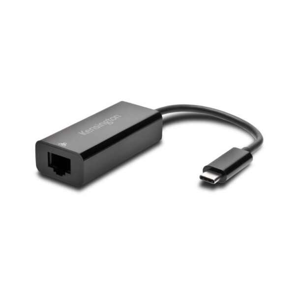 Kensington CA1100E USB-C to Gigabit Ethernet Adapter Wired Black