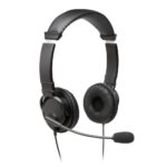 Kensington Classic USB-A Headset with Microphone, Wired, Noise Cancelling, 1.8m Cable