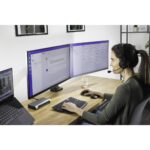 Kensington Classic USB-C Headset with Mic, Wired, Noise Canceling, 1.8m Cable