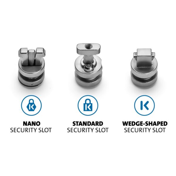 Kensington ClickSafe Universal Slots Security Anchors Kit for Standard, Nano & Wedge-Shaped Slots