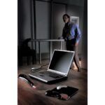 Kensington Duo Gel Mouse Pad Wrist Rest with Ventilation Channel - Black, Red
