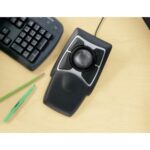 Kensington Expert Mouse Wired Trackball, 400 DPI, Ambidextrous, 4 Buttons, Black