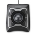 Kensington Expert Mouse Wired Trackball, 400 DPI, Ambidextrous, 4 Buttons, Black