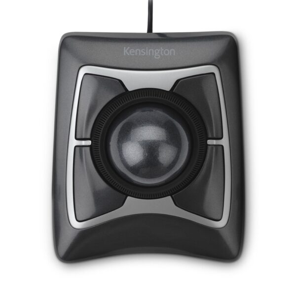 Kensington Expert Mouse Wired Trackball, 400 DPI, Ambidextrous, 4 Buttons, Black