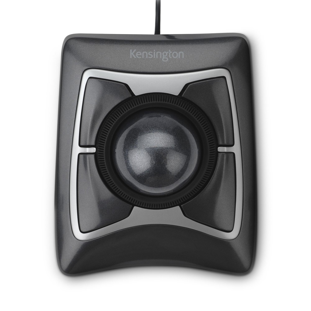 Kensington Expert Mouse Wired Trackball, 400 DPI, Ambidextrous, 4 Buttons, Black Kensington Expert Mouse Wired Trackball, 400 DPI, Ambidextrous, 4 Buttons, Black
