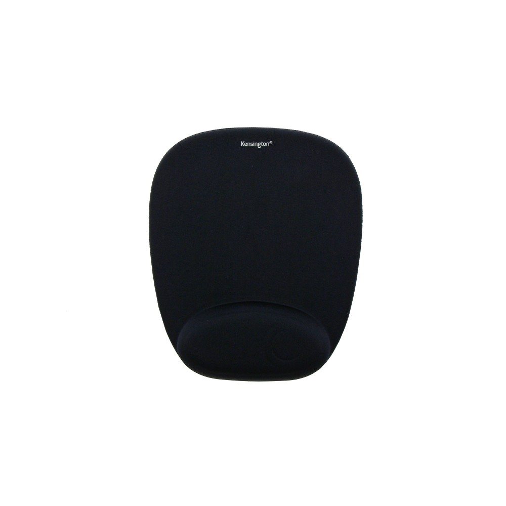 Kensington Foam Mousepad with Integral Wrist Rest Black Kensington Foam Mousepad with Integral Wrist Rest Black