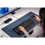 Kensington KB100 EQ Wired Full Size Keyboard - Black, Windows 11 Compatible