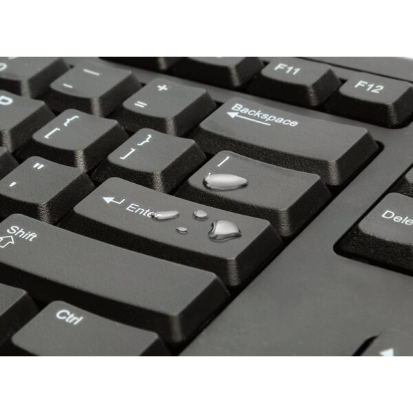 Kensington KB100 EQ Wired Full Size Keyboard - Black, Windows 11 Compatible