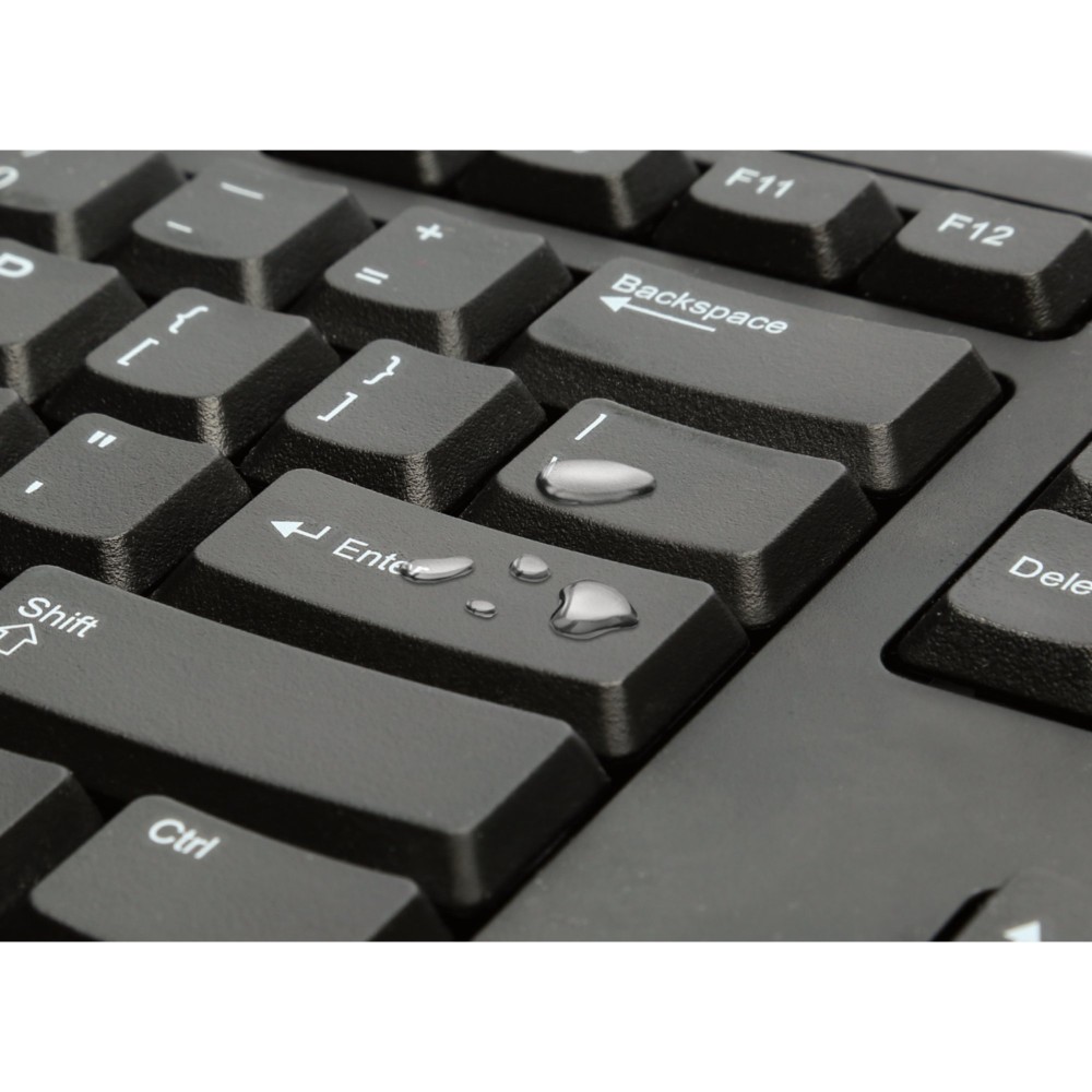 Kensington KB100 EQ Wired Full Size Keyboard - Black, Windows 11 Compatible