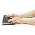 Kensington KB435 EQ Rechargeable Multi-Device Compact Wireless Keyboard Grey