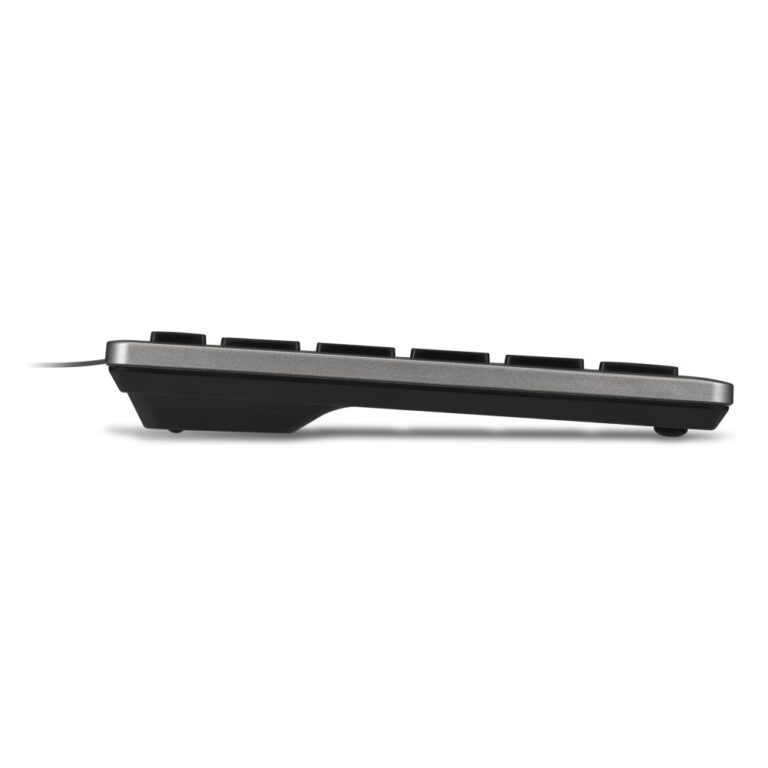 Kensington KB515 EQ Wired Keyboard, Full-size, USB-C/USB-A, Grey