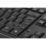 Kensington KM270 EQ Rechargeable Wireless Desktop Set - Full-size Keyboard & Mouse, Black