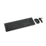 Kensington KM270 EQ Rechargeable Wireless Desktop Set - Full-size Keyboard & Mouse, Black