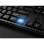 Kensington KM270 EQ Rechargeable Wireless Desktop Set - Full-size Keyboard & Mouse, Black
