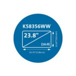 Kensington MagPro Magnetic Privacy Screen Filter for Monitors 23.8" (16:9)