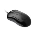 Kensington Mouse-in-a-Box Wired Optical Mouse - Black, 3 Buttons, Wheel Scroll