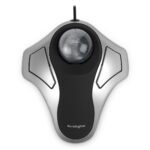 Kensington Orbit Optical Trackball Wired Ambidextrous 2-Button with SmartFit Silver