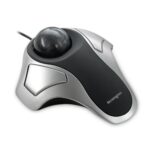 Kensington Orbit Optical Trackball Wired Ambidextrous 2-Button with SmartFit Silver