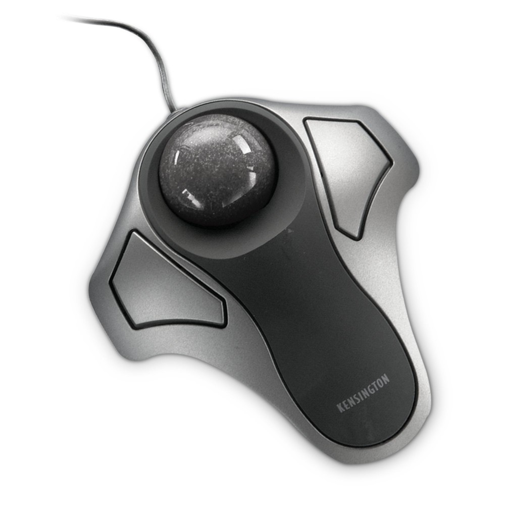 Kensington Orbit Optical Trackball Wired Ambidextrous 2-Button with SmartFit Silver Kensington Orbit Optical Trackball Wired Ambidextrous 2-Button with SmartFit Silver