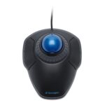 Kensington Orbit Trackball with Scroll Ring Wired Ambidextrous 2-Button Optical Mouse Black