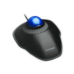 Kensington Orbit Trackball with Scroll Ring Wired Ambidextrous 2-Button Optical Mouse Black