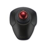 Kensington Orbit Wireless Trackball with Scroll Ring - 400-1600 DPI, Ambidextrous, Black