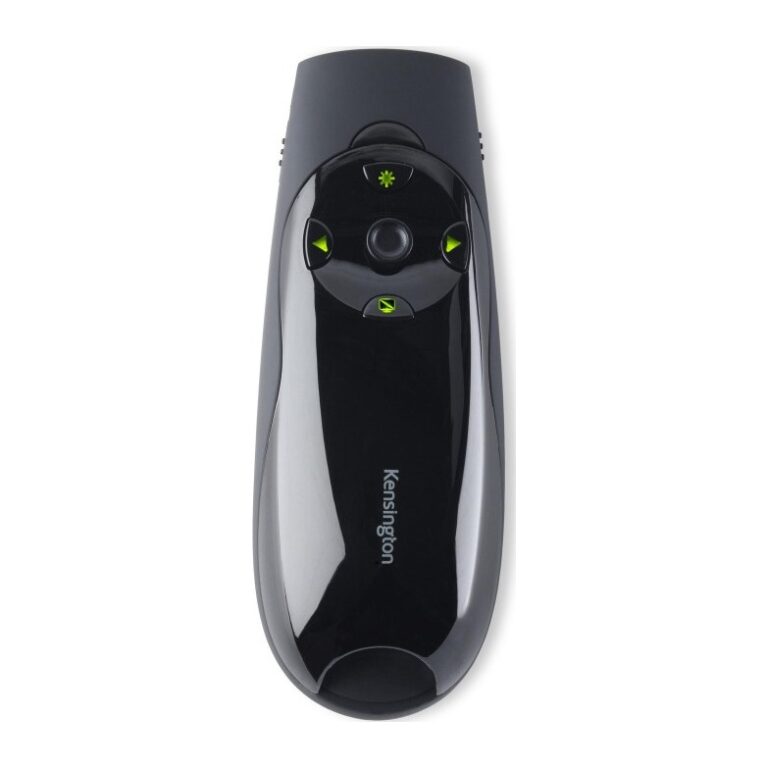 Kensington Presenter Expert Wireless Cursor Control Green Laser Pointer Black