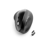 Kensington Pro Fit Ergo Vertical Wireless Mouse, 6 Buttons, Black