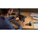 Kensington Pro Fit Ergo Vertical Wireless Mouse, 6 Buttons, Black