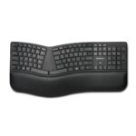 Kensington Pro Fit Ergo Wireless Keyboard Black with AES Encryption, Bluetooth, Nano Receiver
