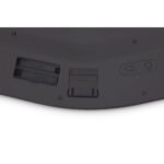 Kensington Pro Fit Ergo Wireless Keyboard Black with AES Encryption, Bluetooth, Nano Receiver