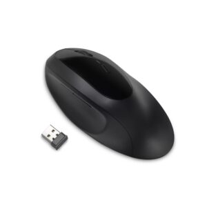 Kensington Pro Fit Ergo Wireless Mouse - 6 Buttons, RF Wireless + Bluetooth, Black