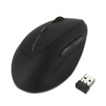 Kensington Pro Fit Left-Handed Ergo Wireless Mouse with SmartFit, 1600 DPI, 6 Buttons, Black