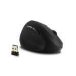 Kensington Pro Fit Left-Handed Ergo Wireless Mouse with SmartFit, 1600 DPI, 6 Buttons, Black