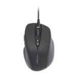 Kensington Pro Fit Mid-Size Wired Optical Mouse, 6 Buttons, Customizable DPI, Black