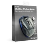 Kensington Pro Fit Mid-Size Wireless Optical Mouse 1600 DPI 3 Buttons RF Wireless with Nano Receiver Grey